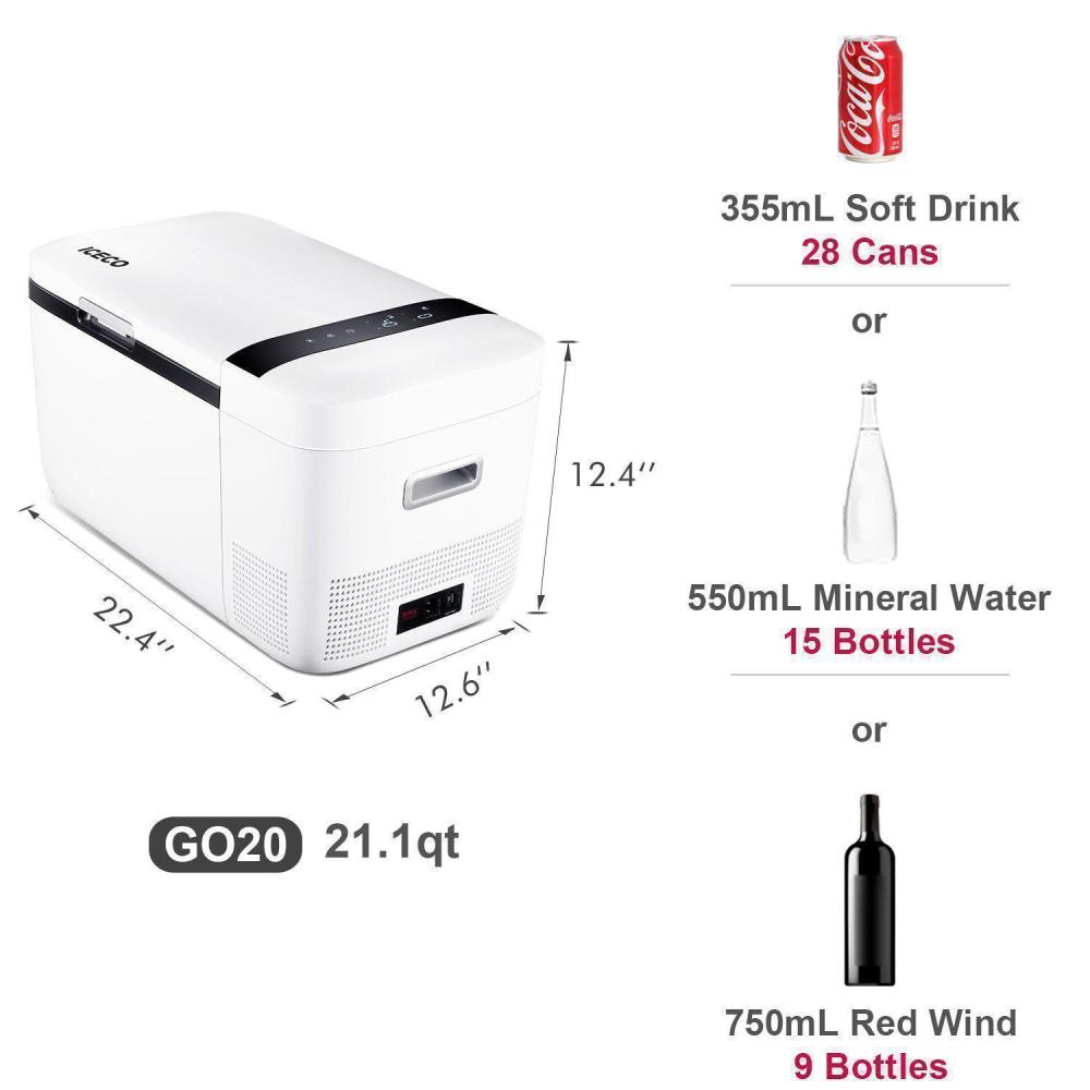 ICECO 21QT GO20 Dual Zone Fridge Freezer | ICECO