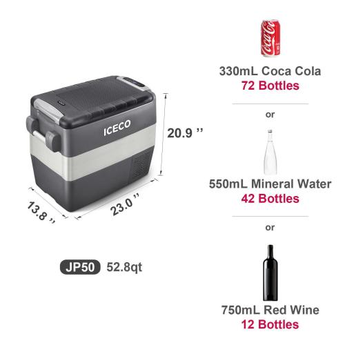 JP50 12V Refrigerator Portable Fridge Freezer | ICECO