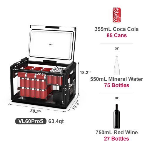 VL60ProS Single Zone Portable Fridge Freezer | ICECO