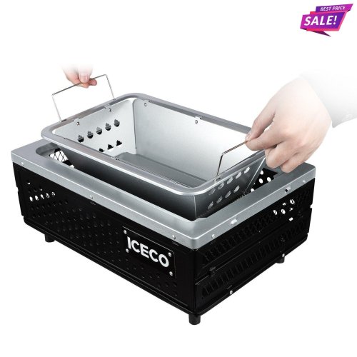 15.7'' Folding Charcoal BBQ Grill | ICECO