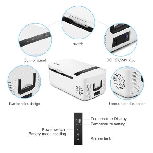 ICECO 12.8QT T12 Mini 12V Smart Refrigerator
