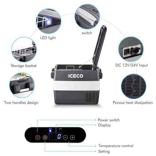 43QT JP40 12V Refrigerator Portable Freezer | ICECO