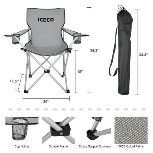 ICECO Outdoor Ultralight Camping Portable Chair