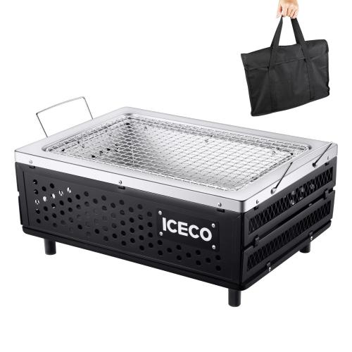 15.7'' Folding Charcoal BBQ Grill | ICECO