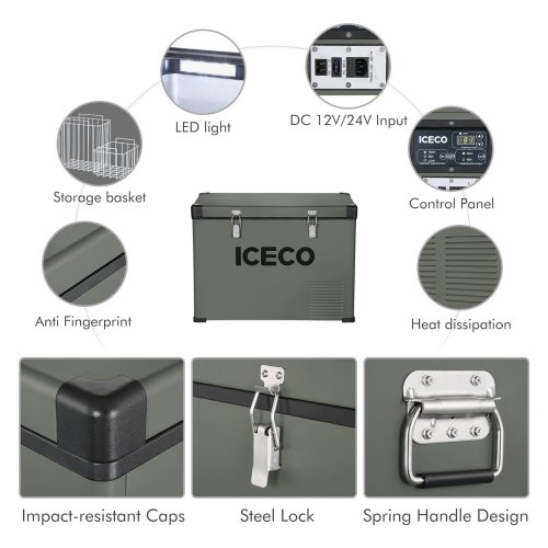 47.6QT VL45 Single Zone 12V Fridge Freezer | ICECO