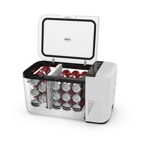 21QT GO20 Dual Zone 12V Refrigerator (White) | ICECO