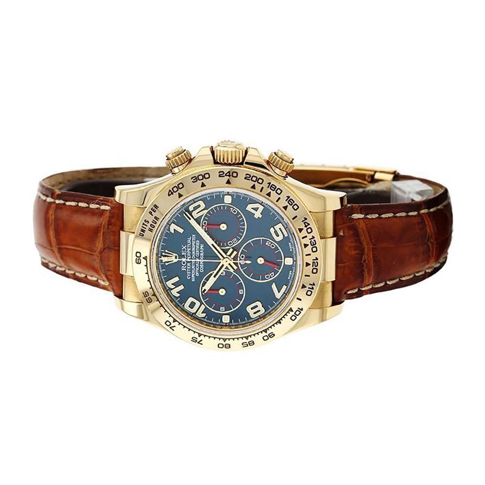ROLEX ロレックス コスモグラフ デイトナ ブルーアラビア文字盤  腕時計 メンズ  116518