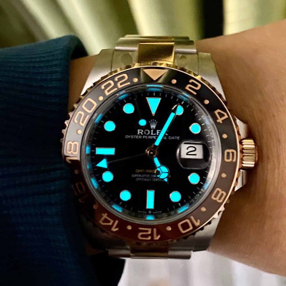 ROLEX ロレックス GMTマスターⅡ オイスター 40mm オイスタースチール＆エバーローズゴールド m126711chnr-0002