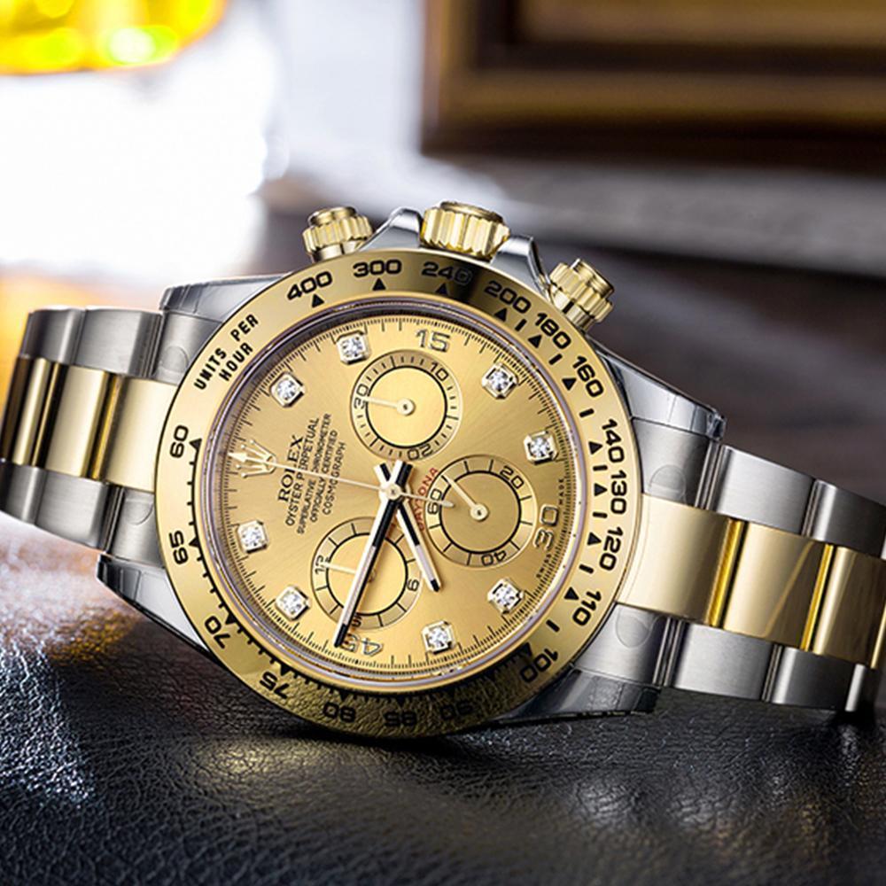 ROLEX ロレックス コスモグラフ デイトナ オイスター 40mm ダイヤモンド入りシャンパンカラー 116523-78593 8DI