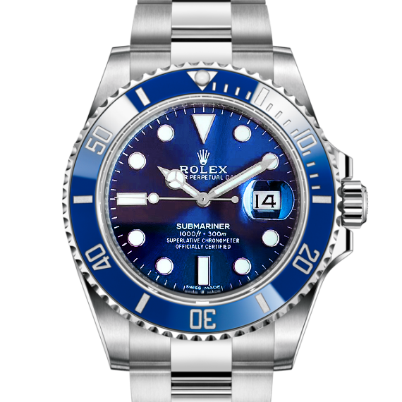 ROLEX ロレックス サブマリーナ デイト オイスター ブルー文字盤 -116619LB-97209