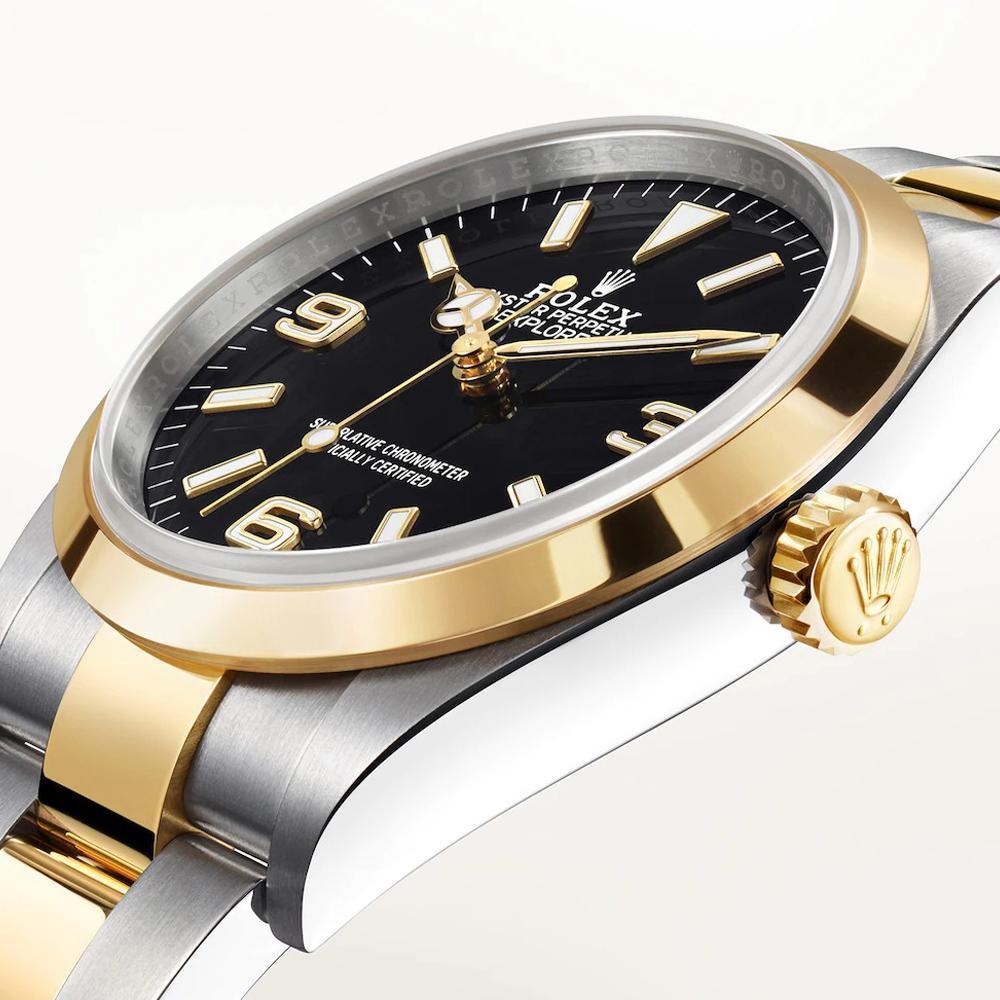 ROLEX  ロレックス エクスプローラー  オイスター 36 mm オイスタースチール＆イエローゴールド M124273-0001