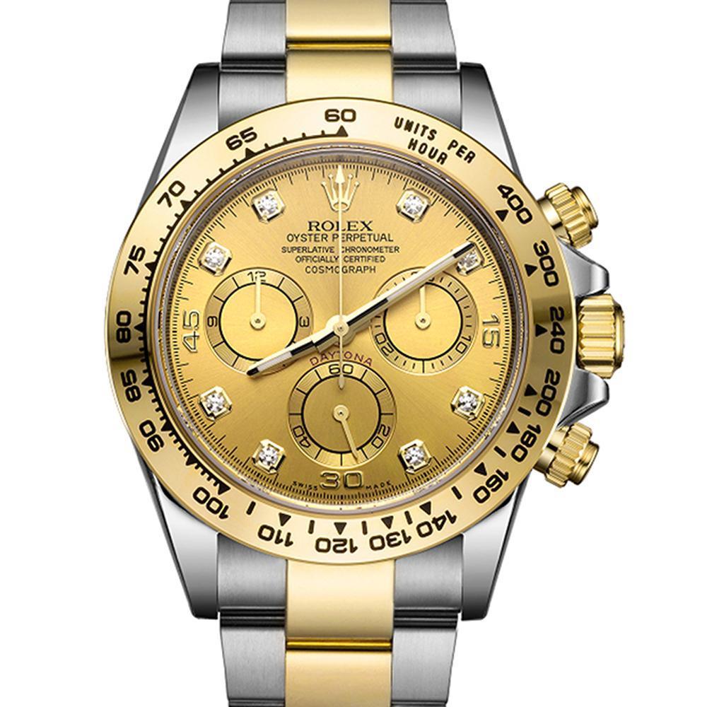 ROLEX ロレックス コスモグラフ デイトナ オイスター 40mm ダイヤモンド入りシャンパンカラー 116523-78593 8DI