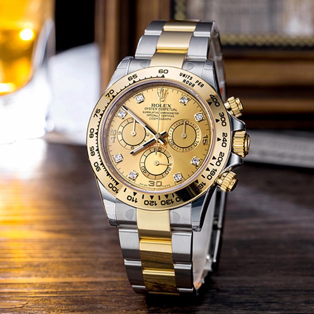 ROLEX ロレックス コスモグラフ デイトナ オイスター 40mm ダイヤモンド入りシャンパンカラー 116523-78593 8DI