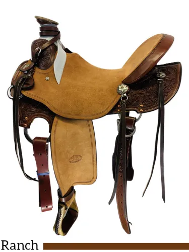15  to 16  Billy Cook QH Wade Ranch Saddle 2293