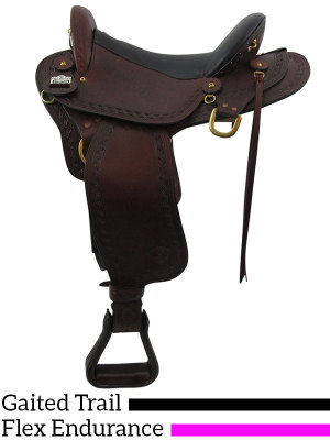 16  to 18   Big Horn Endurance Gaited Flex Saddle 1685