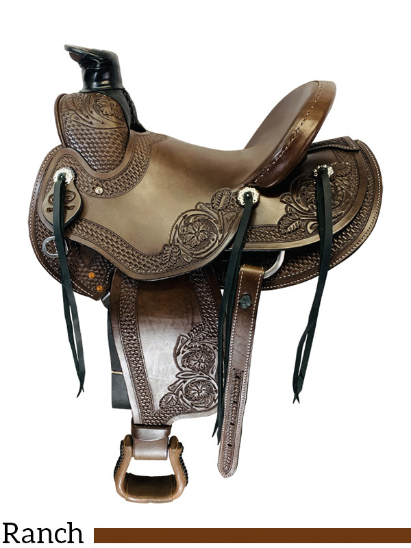 15  to 17  Dakota Wade Tree Saddle 8096