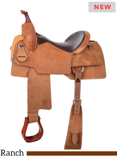 15  to 17  Circle Y Cody Crow Versatility Saddle 1380 w/Free Pad