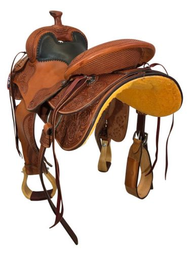 15  to 17  HR Hud Roberts Signature Ranch Sorter Saddle 826