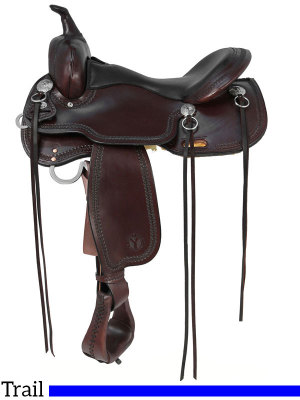 15  to 17  Circle Y Cold Springs Trail Saddle 2616 w/Free Pad