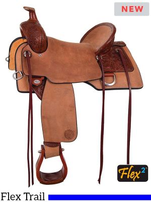 14  to 17  Circle Y Stockman Saddle 1671 w/Free Pad
