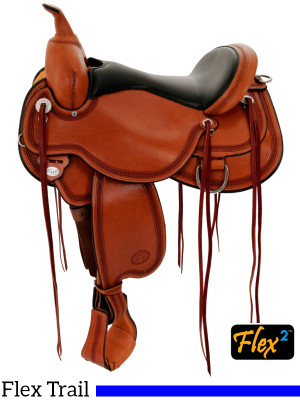 Circle Y Pioneer Flex2 Trail Saddle 1665 w/Free Pad