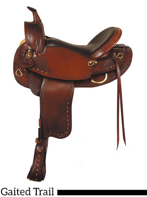 16  17  Big Horn Texas Best Hill Country Trail III Saddle, Gaited 938G