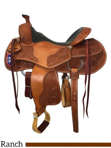 15  to 17  HR Hud Roberts Signature Ranch Sorter Saddle 826