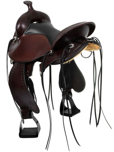 14  to 17  Circle Y Alabama Flex2 Trail Gaiter Saddle 1581 w/Free Pad