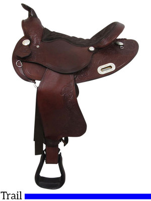 15  to 17  Big Horn Extra Wide Trail Saddle 908