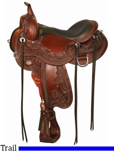Circle Y Julie Goodnight Wind River Flex2 Trail Saddle 1750 w/Free Pad