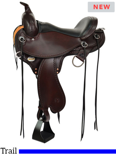 14  to 17  Circle Y Tennessee Gaited Trail Saddle Flex2 1590 w/Free Pad