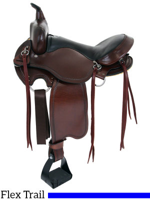 15  to 17  Big Horn Custom Light Flex Tree Trail Saddle 813 814