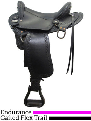 16  to 18   Big Horn Endurance Gaited Flex Saddle 1687
