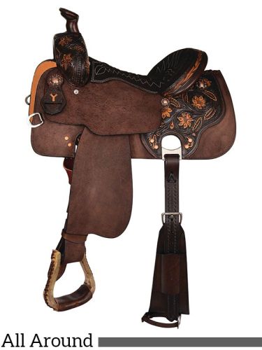 12  to 16  Circle Y All-Around Helena Saddle 2724 w/Free Pad