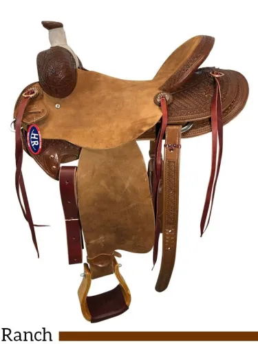HR Hud Roberts Signature Association Ranch Saddle 409H