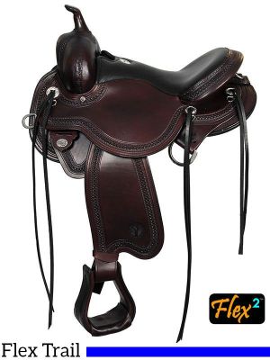 14  to 17  Julie Goodnight Blue Ridge Flex2 Trail Saddle 1751