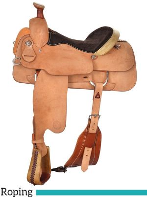 14  to 17  Circle Y Duncan Roping Saddle 2780 w/Free Pad