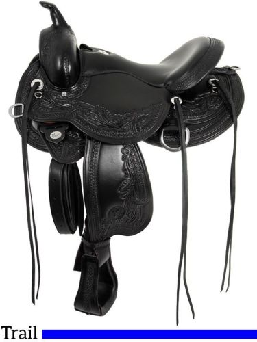 Circle Y Julie Goodnight Wind River Flex2 Trail Saddle 1750 w/Free Pad