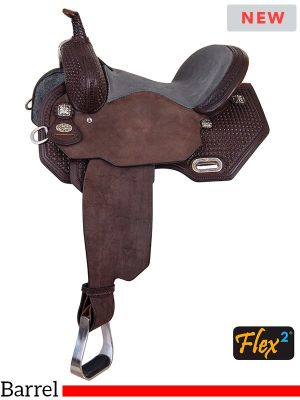 13  to 16  Circle Y Sarah Rose Prairie Rose Barrel Saddle 1401 w/Free Pad