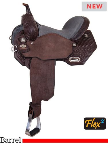 13  to 16  Circle Y Sarah Rose Prairie Rose Barrel Saddle 1401 w/Free Pad