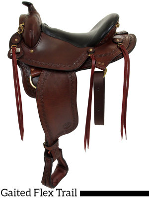 16  to 18   Big Horn Western Flex Gaited Saddle 1686