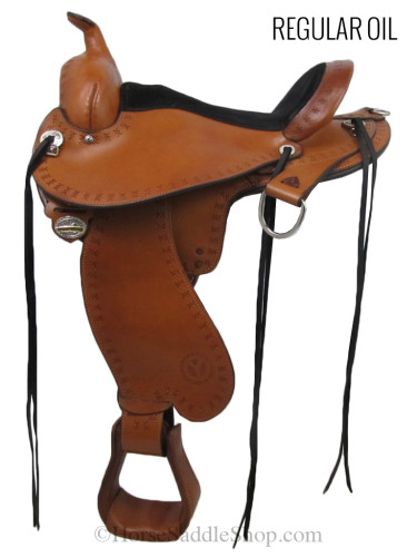 14  to 17  Circle Y Alabama Flex2 Trail Gaiter Saddle 1581 w/Free Pad