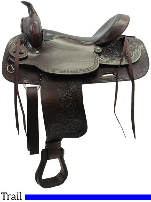 15  to 17  Big Horn Texas Best Del Rio Rider Trail Saddle 950