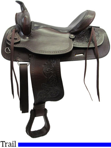 15  to 17  Big Horn Texas Best Del Rio Rider Trail Saddle 950