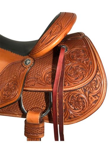 15  to 17  HR Hud Roberts Signature Ranch Sorter Saddle 826
