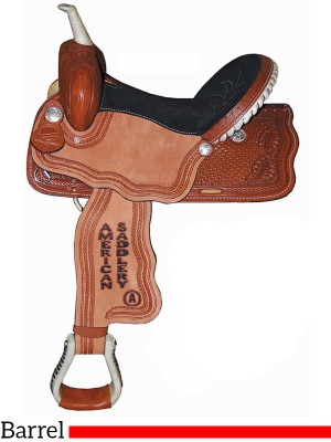 13  to 16  American Saddlery The Racing Kate Barrel Racing Saddle 701