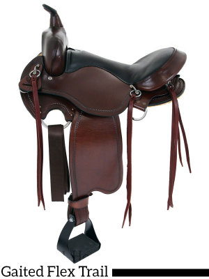 16  to 17  Big Horn Custom Gaited Light Flex Tree Trail Saddle 815
