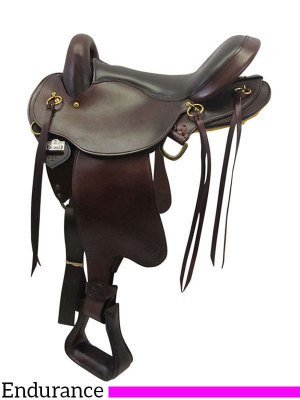 16  Big Horn QHB Gaited Endurance Saddle 830