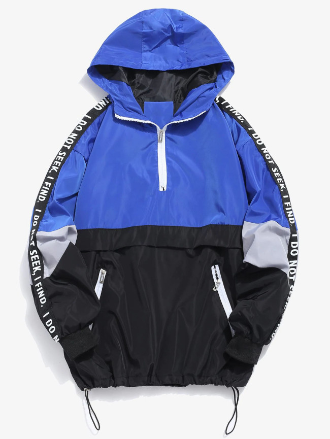 Solid Pouch Pocket Fluffy Hoodie - Black 124179