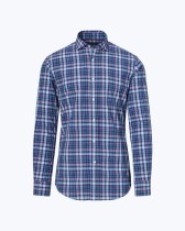 Plaid Cotton Oxford Shirt